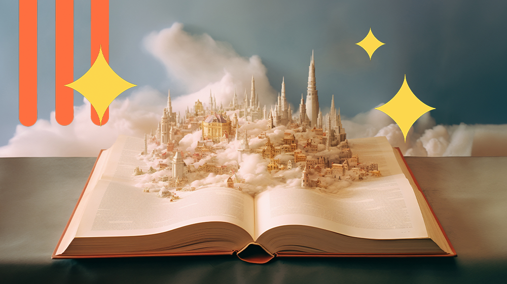 Explore mundos mágicos pelos livros!