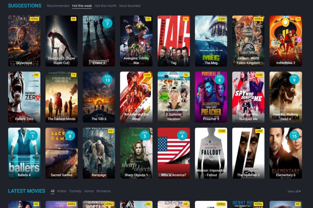 filmes, séries, online