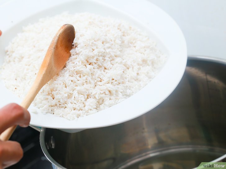 washing rice, rice, cooking
